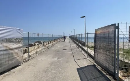 Riaperto il pontile, ma...