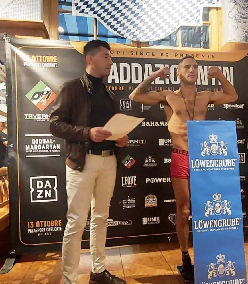 Il pugile Edoardo D’Addazio all’assalto dell’Europa