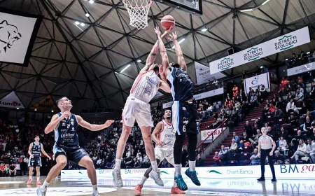 Roseto, che spreco a Pistoia. Domina per trenta minuti, ma cade nel finale di gara